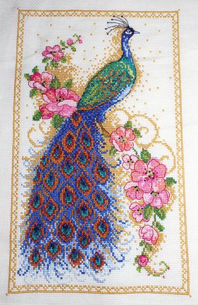 Павлин из журнала «Вышиваю крестиком» №24971