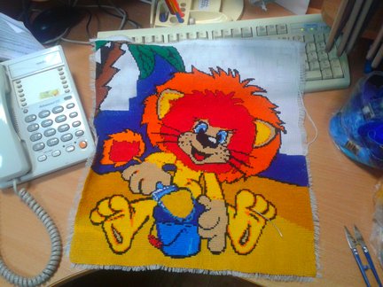 Львенок! Картина на заказ. №27468