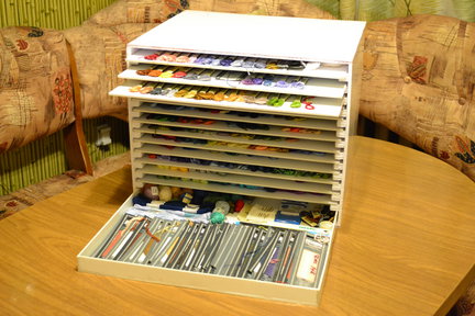 Комодик для хранения ниток (процесс) №31044