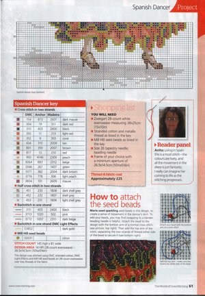Схемы вышивки на тему «балет, танец» №32825