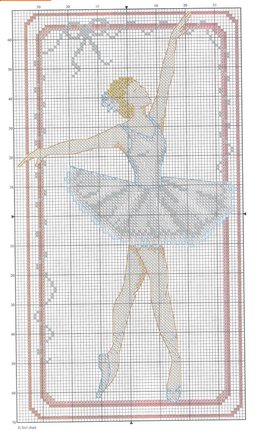 Схемы вышивки на тему «балет, танец» №32831