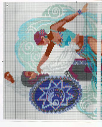 Схемы вышивки на тему «балет, танец» №32854