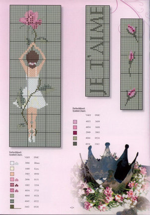 Схемы вышивки на тему «балет, танец» №33006