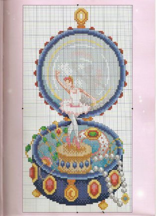 Схемы вышивки на тему «балет, танец» №33425