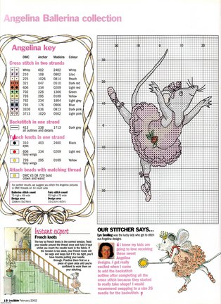 Схемы вышивки на тему «балет, танец» №33429