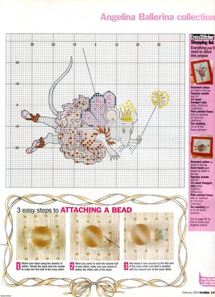 Схемы вышивки на тему «балет, танец» №33430
