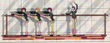 Схемы вышивки на тему «балет, танец» №33433