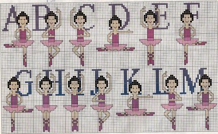 Схемы вышивки на тему «балет, танец» №33434