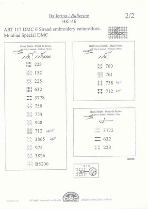 Схемы вышивки на тему «балет, танец» №34052