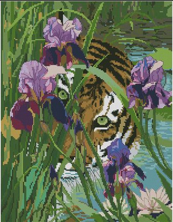 Собираем схемы вышивок фирмы Candamar и других по мотивам картин №37462