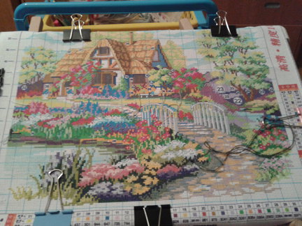 Моя новая вышивка «Дом мечты» №38420