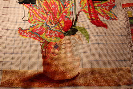 Моя первая работа. Набор для вышивки «Маки». №39028