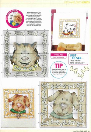 Схема котов на рубашку №39133