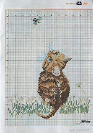 Схема котов на рубашку №39168