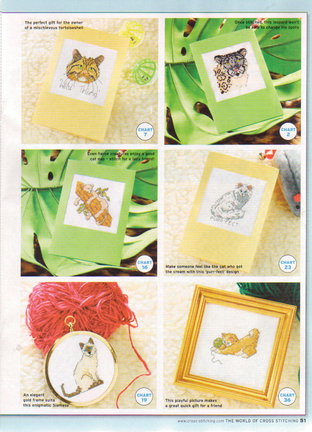 Схема котов на рубашку №39194