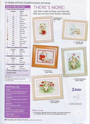 Схема котов на рубашку №39212