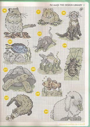 Схема котов на рубашку №39221