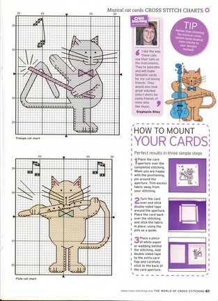 Схема котов на рубашку №39246