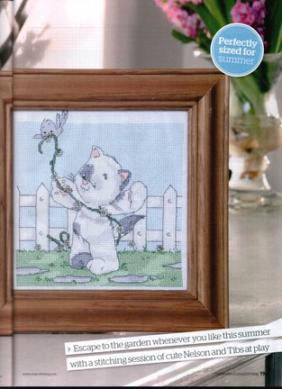 Схема котов на рубашку №39289