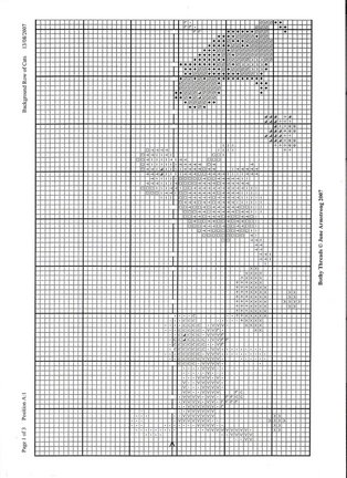 Схема котов на рубашку №39530