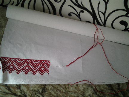 Кто знает как называется эта техника вышивания? №39656