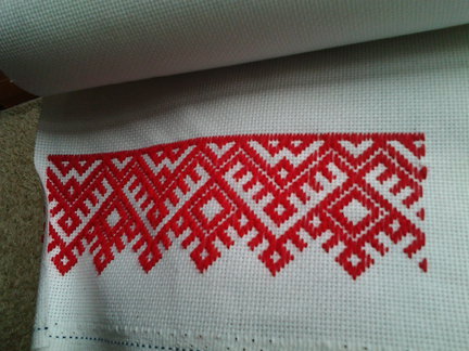 Кто знает как называется эта техника вышивания? №39658