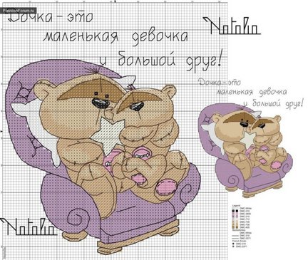 Делюсь схемами мишек №39669