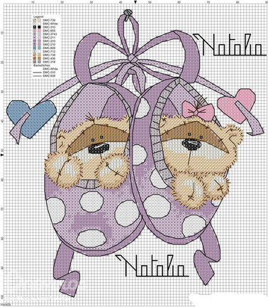 Делюсь схемами мишек №39817