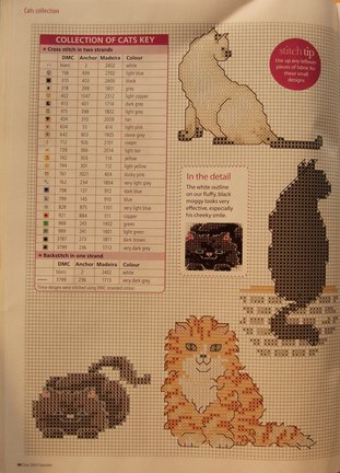 Схема котов на рубашку №39892