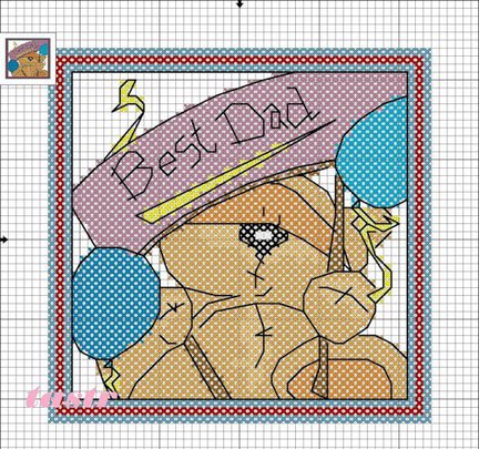 Делюсь схемами мишек №39997