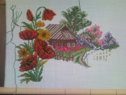 Пейзаж бисером №40296