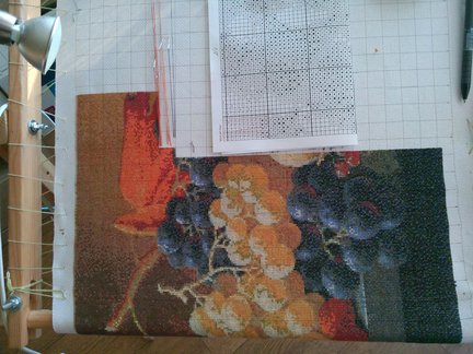 Мой натюрморт с виноградом (процесс) №40327