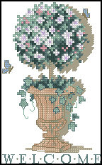 Вышивка «Welcome», 4 разных схемы №48502
