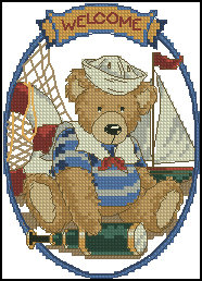 Вышивка «Welcome», 4 разных схемы №48512