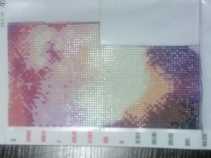 Алмазная вышивка в процессе №55216