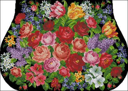 Схема вышивки кошелька №57614