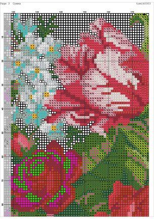 Схема вышивки кошелька №57617