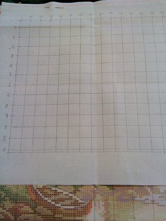 Алиса. Вечер в горах. Процесс вышивки. №58189