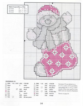 Ищу мини схемки на новогоднюю тематику №58713
