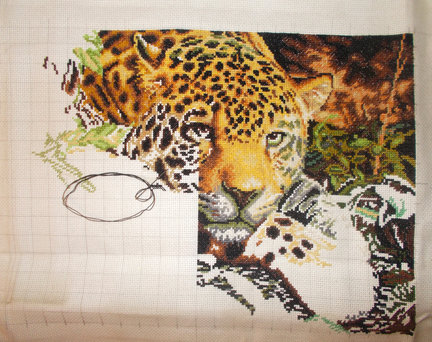 Предлагаю совместный процесс «Leopard in Repose» №60364