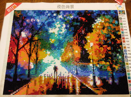 Алмазная вышивка, первая моя №61059