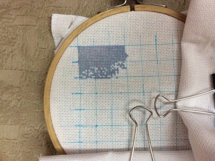 Ирисы (моя первая вышивка с сайта) №63341