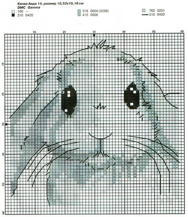 Красивые вышивки с небольшой цветовой гаммой №67155