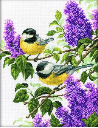 Новый процесс: «Синицы и сирень» №67537