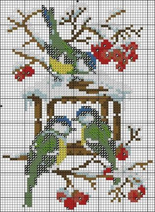 Ищу маленькие схемки животные и птицы детские, яркие №67653