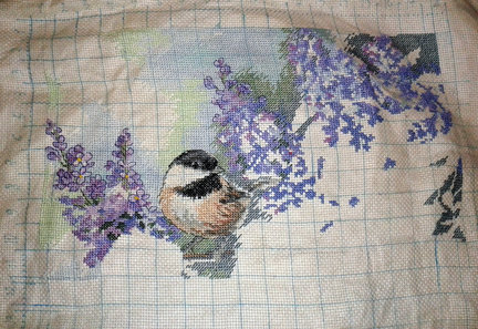 Новый процесс: «Синицы и сирень» №68267