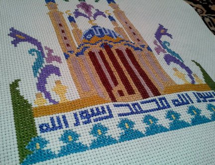 Процессы вышивки шамаилей №74131