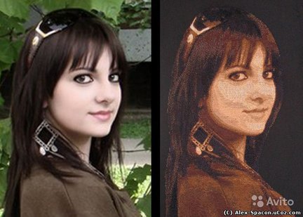 Помогите выбрать какой портрет вышивать №75235