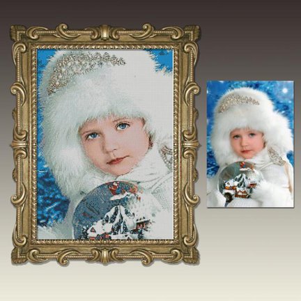 Помогите выбрать какой портрет вышивать №75248