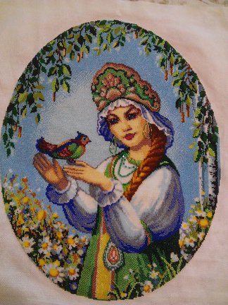 Процессы вышивки бисером №77677